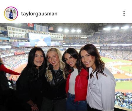 テイラー・ガウスマンさんのインスタグラム（＠ｔａｙｌｏｒｇａｕｓｍａｎ）から