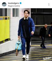 　ドジャースの公式インスタグラム（＠ｌｏｓｄｏｄｇｅｒｓ）から