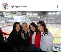 テイラー・ガウスマンさんのインスタグラム（＠ｔａｙｌｏｒｇａｕｓｍａｎ）から