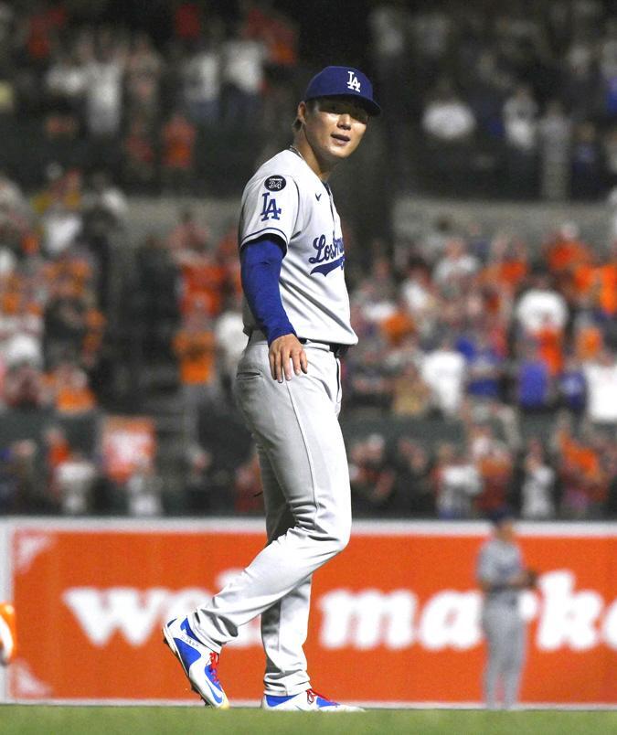 　ドジャース・山本（提供・共同通信社）