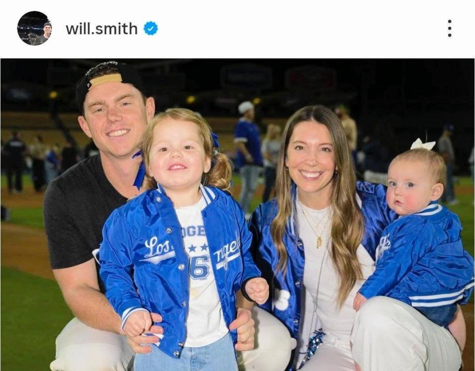 　スミスのインスタグラム（ｗｉｌｌ．ｓｍｉｔｈ）より