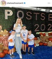 フリーマンの妻チェルシーさんのインスタグラム＠ｃｈｅｌｓｅａｆｒｅｅｍａｎ５（１０月２３日付）より