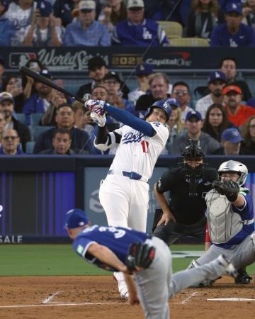 大谷、ＰＳで早くも１０本塁打　松井秀の日本選手最多タイ