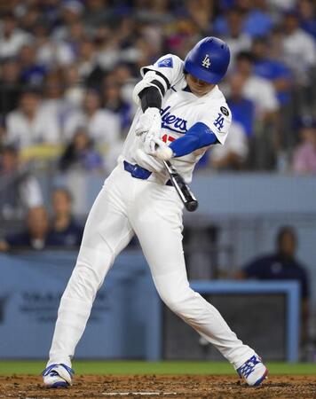 大谷翔平 打球速度189キロ強烈ライナーもブ軍のバーガーがダイビングキャッチ 好守に阻まれる NHK解説も絶賛「大ファインプレー」