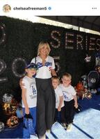 フリーマンの妻、チェルシーさんのインスタグラム（＠ｃｈｅｌｓｅａｆｒｅｅｍａｎ５）から