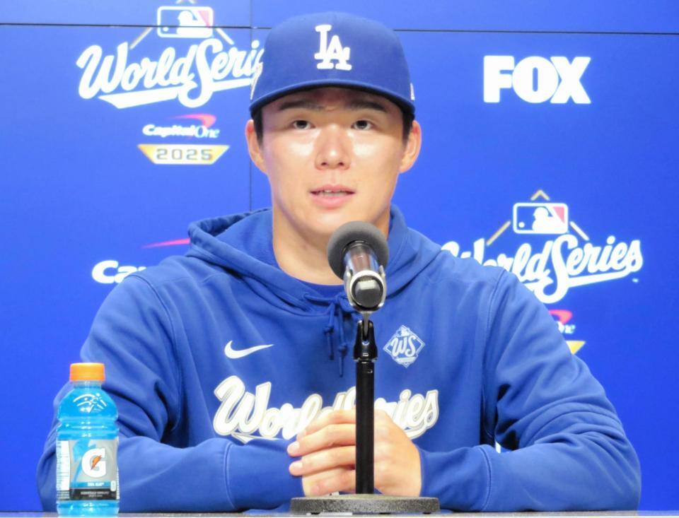 山本由伸 六回の乱入者に「イヤな感じはありましたけど」会見で本音