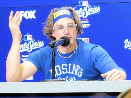 【動画】ド軍が公開した球場入りの様子　山本由伸の姿から緊張感漂ってる！