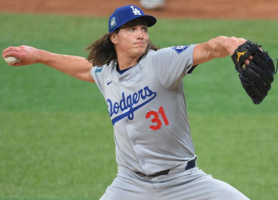 　ドジャースのタイラー・グラスノー