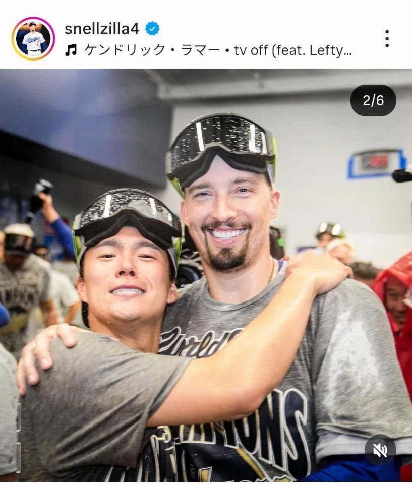 　スネルのインスタグラム（＠ｓｎｅｌｌｚｉｌｌａ４）から