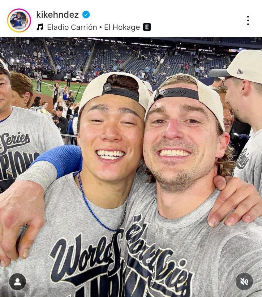 　キケ・ヘルナンデスのインスタグラム（ｋｉｋｅｈｎｄｅｚ）より