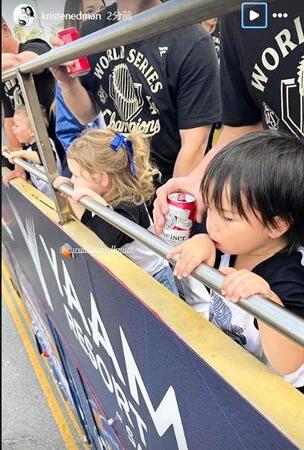 　エドマンの妻・クリステンさんのインスタグラム（ｋｒｉｓｔｅｎｅｄｍａｎ）より 