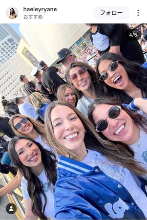 　スネルの妻、ヘイリーさんのインスタグラム（＠ｈａｅｌｅｙｒｙａｎｅ）から