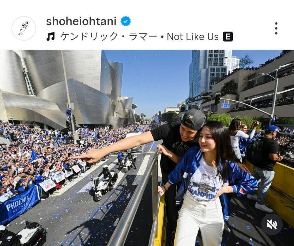　大谷翔平のインスタグラム（＠ｓｈｏｈｅｉｏｈｔａｎｉ）から