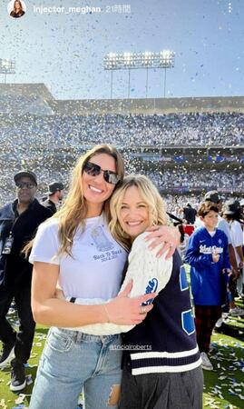 　グラスノーの婚約者・メーガンさんのインスタグラム（ｉｎｊｅｃｔｏｒ＿ｍｅｇｈａｎ）より