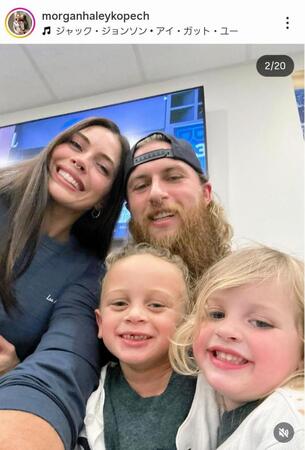 　コペックの妻モーガンさんのインスタグラム＠ｍｏｒｇａｎｈａｌｅｙｋｏｐｅｃｈ（１０月２７日付）より 