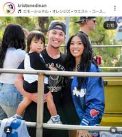 　エドマンの妻クリステンさんのインスタグラム＠ｋｒｉｓｔｅｎｅｄｍａｎ（１１月４日付）より