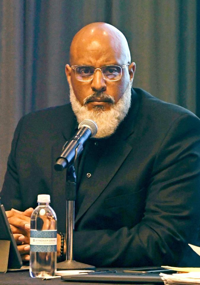 　米大リーグ選手会のクラーク専務理事（共同）