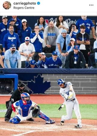 キャリー・ジョルダーノさんインスタグラム（ｃａｒｒｉｅｇｐｈｏｔｏ）より