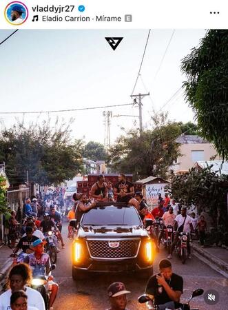 ゲレーロＪｒ．インスタグラム（ｖｌａｄｄｙｊｒ２７）より