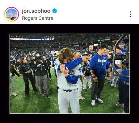 ジョン・スーフー氏のインスタグラム（＠ｊｏｎ．ｓｏｏｈｏｏ）から