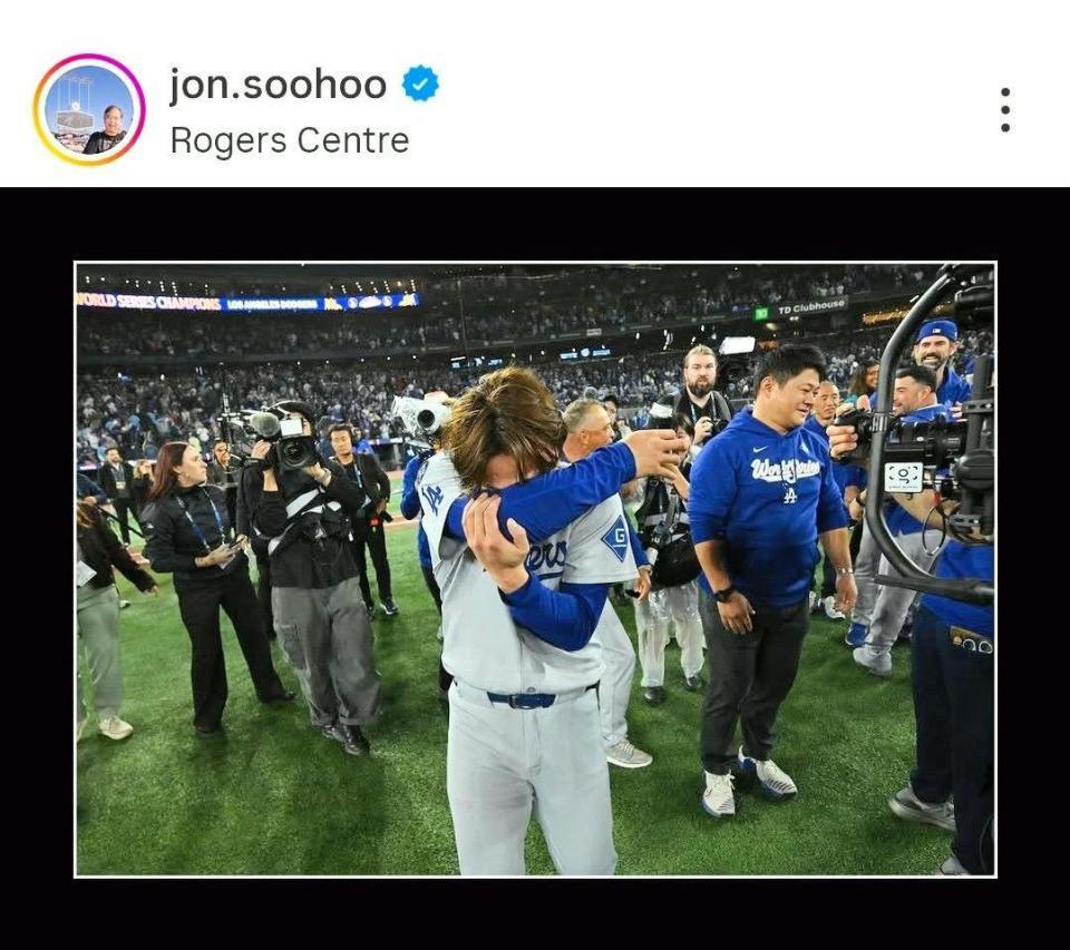 ジョン・スーフー氏のインスタグラム（＠ｊｏｎ．ｓｏｏｈｏｏ）から