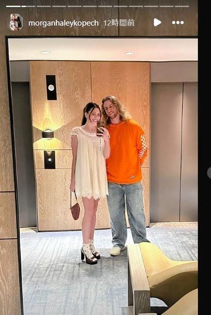 　コペックの妻モーガンさんのインスタグラム＠ｍｏｒｇａｎｈａｌｅｙｋｏｐｅｃｈのストーリーズより