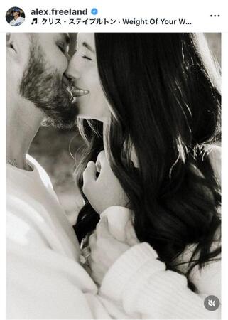 　フリーランドのインスタグラム（＠ａｌｅｘ．ｆｒｅｅｌａｎｄ）から
