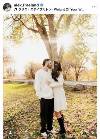 　フリーランドのインスタグラム（＠ａｌｅｘ．ｆｒｅｅｌａｎｄ）から