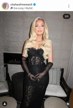 　フリーマンの妻チェルシーさんのインスタグラム＠ｃｈｅｌｓｅａｆｒｅｅｍａｎ５より