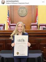 　クラインの妻カーソンさんのインスタグラム＠ｃａｒｓｏｎｋａｙｋｌｅｉｎ（４月２６日付）より