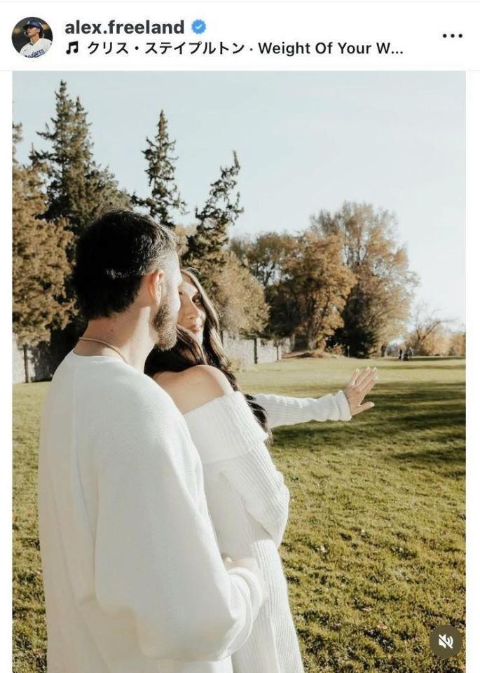 　フリーランドのインスタグラム（＠ａｌｅｘ．ｆｒｅｅｌａｎｄ）から