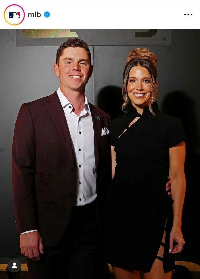 ＭＬＢ公式インスタグラム（ｍｌｂ）より、ウィル・スミス夫妻