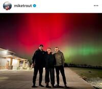 マイク・トラウトのインスタグラム（ｍｉｋｅｔｒｏｕｔ）より
