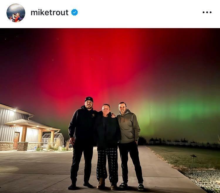 マイク・トラウトのインスタグラム（ｍｉｋｅｔｒｏｕｔ）より