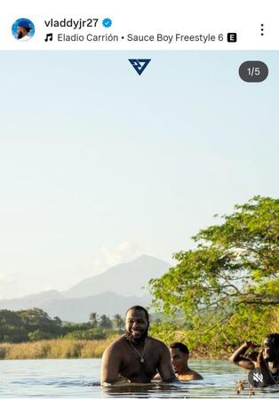 ゲレーロＪｒ．のインスタグラム（＠ｖｌａｄｄｙｊｒ２７）から