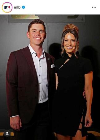 ＭＬＢ公式インスタグラム（ｍｌｂ）より、ウィル・スミス夫妻
