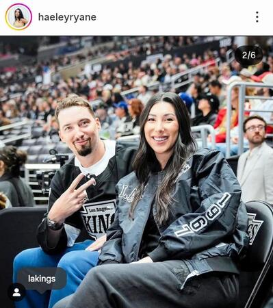 　スネルの妻ヘイリーさんのインスタグラム＠ ｈａｅｌｅｙｒｙａｎｅより 
