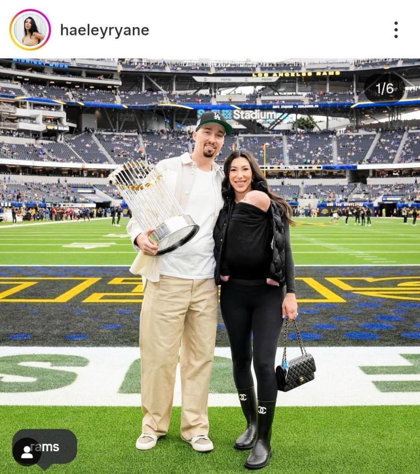 　スネルの妻ヘイリーさんのインスタグラム＠ ｈａｅｌｅｙｒｙａｎｅより 