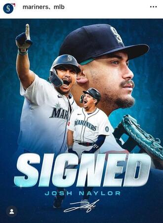 マリナーズのインスタグラム（ｍａｒｉｎｅｒｓ）より