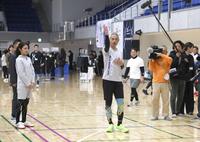 　イベントに登場したイチロー氏（撮影・佐々木彰尚）