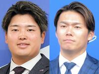 　ヤクルト・村上宗隆（左）とドジャース・山本由伸