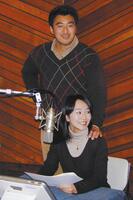 　夫婦そろって仕事初めに臨むドジャース・石井一と木佐彩子