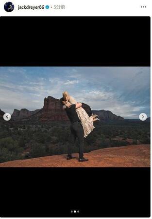 　ドジャース・ドレイヤーのインスタグラム（ｊａｃｋｄｒｅｙｅｒ８６）より 