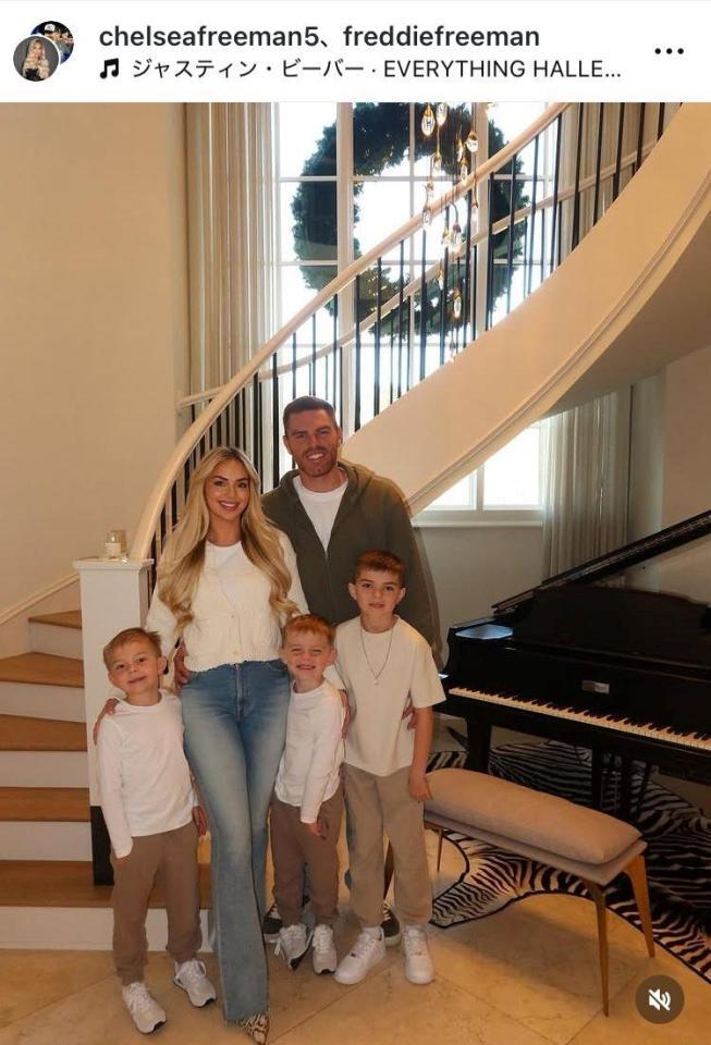 フリーマンのインスタグラム（ｆｒｅｄｄｉｅｆｒｅｅｍａｎ）より