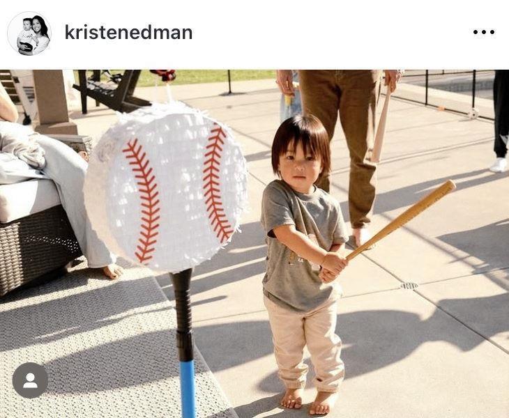 　エドマンの妻クリステンさんのインスタグラム＠ｋｒｉｓｔｅｎｅｄｍａｎより