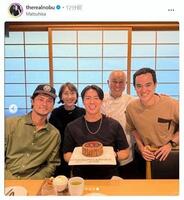　松久信幸氏のインスタグラム（ｔｈｅｒｅａｌｎｏｂｕ）より