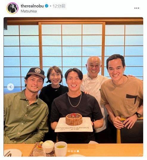 　松久信幸氏のインスタグラム（ｔｈｅｒｅａｌｎｏｂｕ）より