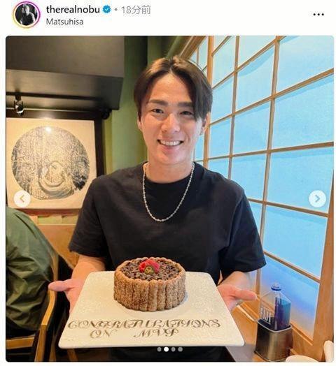 　松久信幸氏のインスタグラム（ｔｈｅｒｅａｌｎｏｂｕ）より