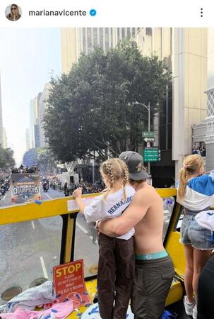 　キケの妻マリアナさんのインスタグラム＠ｍａｒｉａｎａｖｉｃｅｎｔｅ（１２月５日付）より