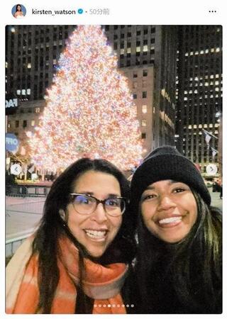 　キアステン・ワトソンさんのインスタグラム（ｋｉｒｓｔｅｎ＿ｗａｔｓｏｎ）より 